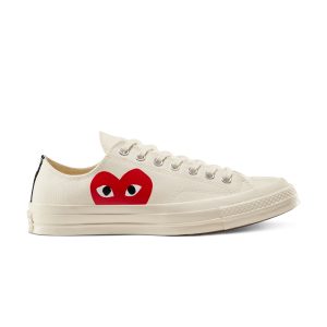 Comme Des Garcons Play x Converse Chuck 70 Low White